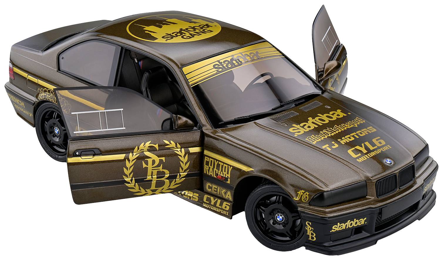 Solido BMW E36 COUPE M3 braun 1:18 Modellauto