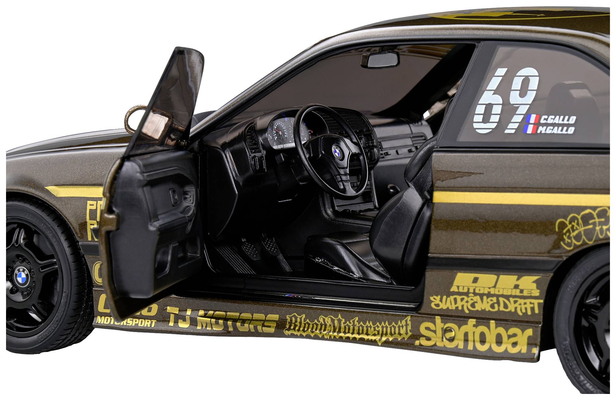 Solido BMW E36 COUPE M3 braun 1:18 Modellauto