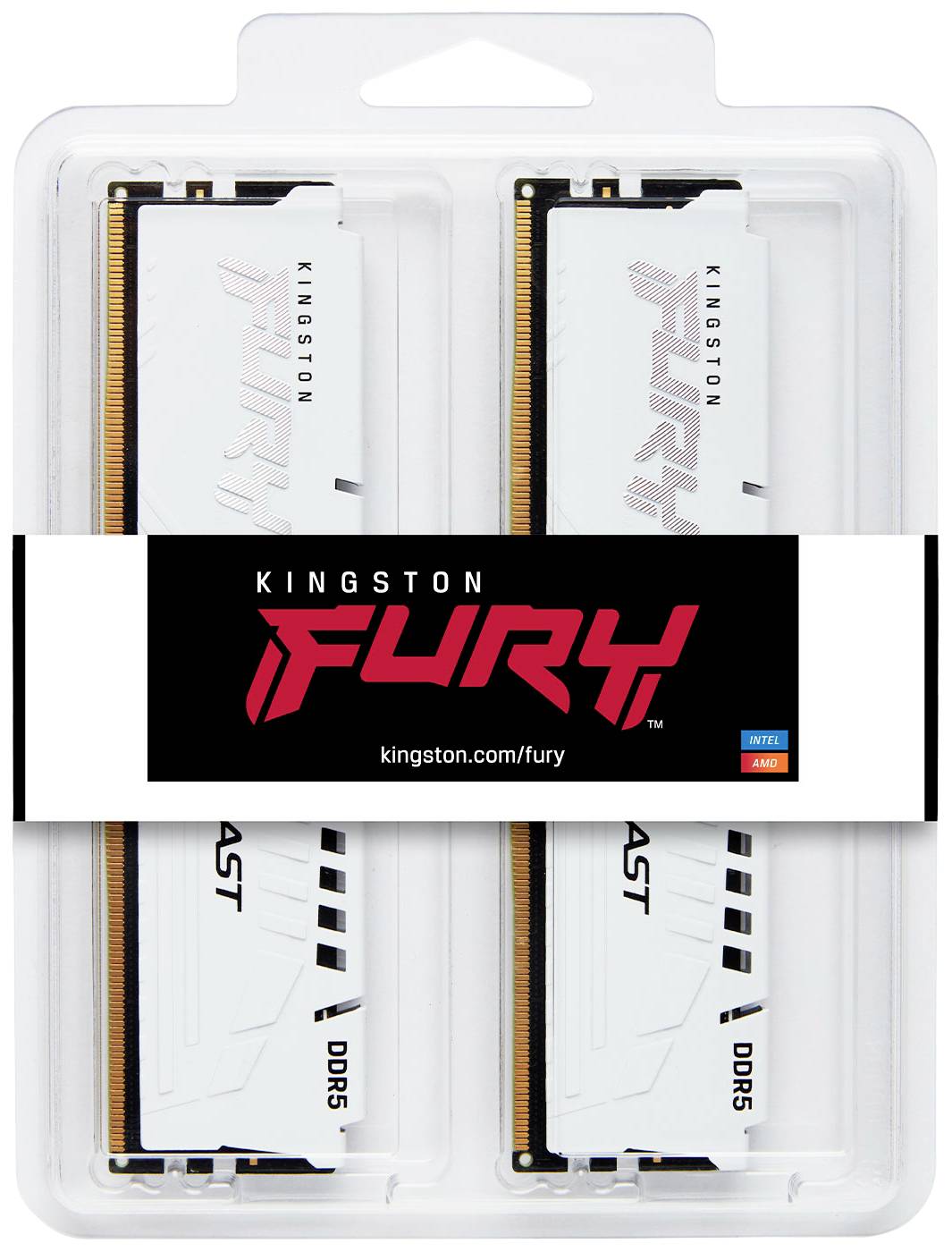 Kingston FURY Beast PC-Arbeitsspeicher Kit DDR5 32GB 2 x 16GB on-die ECC 5600MHz 288pin DIMM CL36 KF556C36BWEK2-32