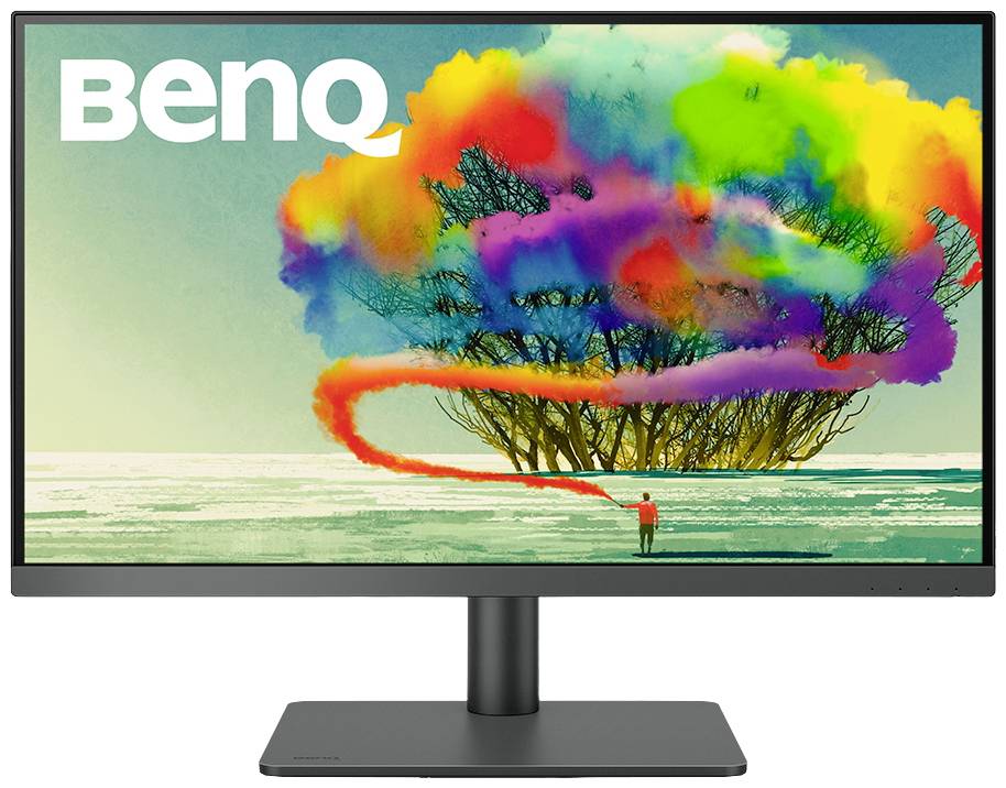 BenQ PD2705U LED-Monitor EEK G (A - G) 68.6 cm (27 Zoll) 16:9 5 ms HDMI®, Kopfhörer (3.5 mm Klinke), USB-C®, DisplayPort, USB-A IPS LCD