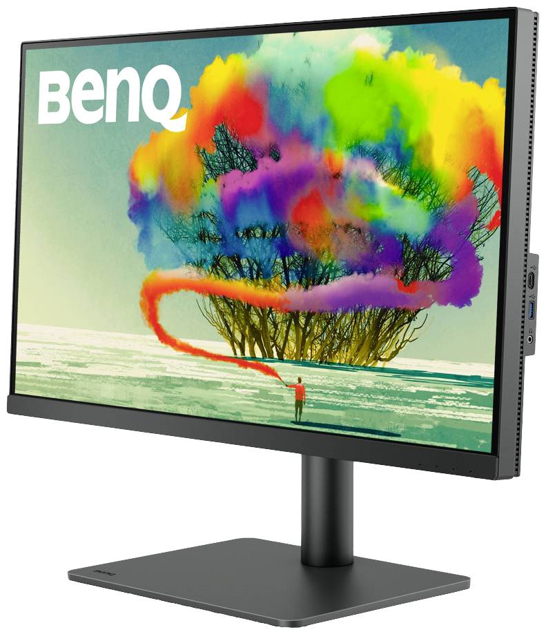 BenQ PD2705U LED-Monitor EEK G (A - G) 68.6 cm (27 Zoll) 16:9 5 ms HDMI®, Kopfhörer (3.5 mm Klinke), USB-C®, DisplayPort, USB-A IPS LCD