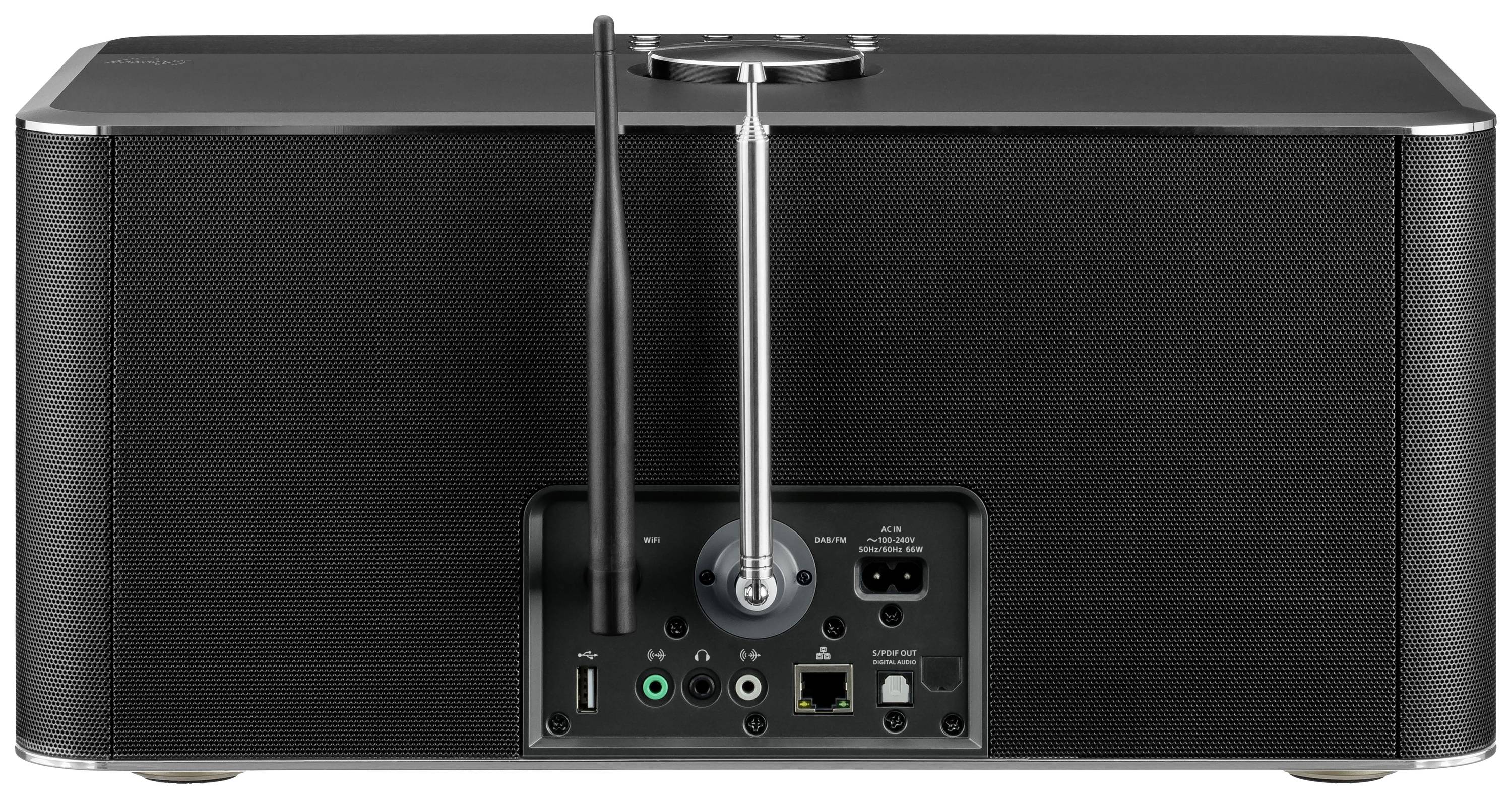 Sangean DDR-75BT Tischradio DAB+, FM, Internet WLAN, Bluetooth®, AUX, CD, DAB+ Inkl. Fernbedienung, Spotify, Amazon Music, Qobuz