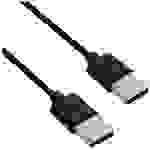 Akyga USB-Kabel USB-A Stecker, USB-A Stecker 1.80 m Schwarz AK-USB-11