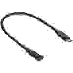Akyga USB-Kabel USB-C® Stecker, USB-C® Buchse 0.30m Schwarz AK-USB-32