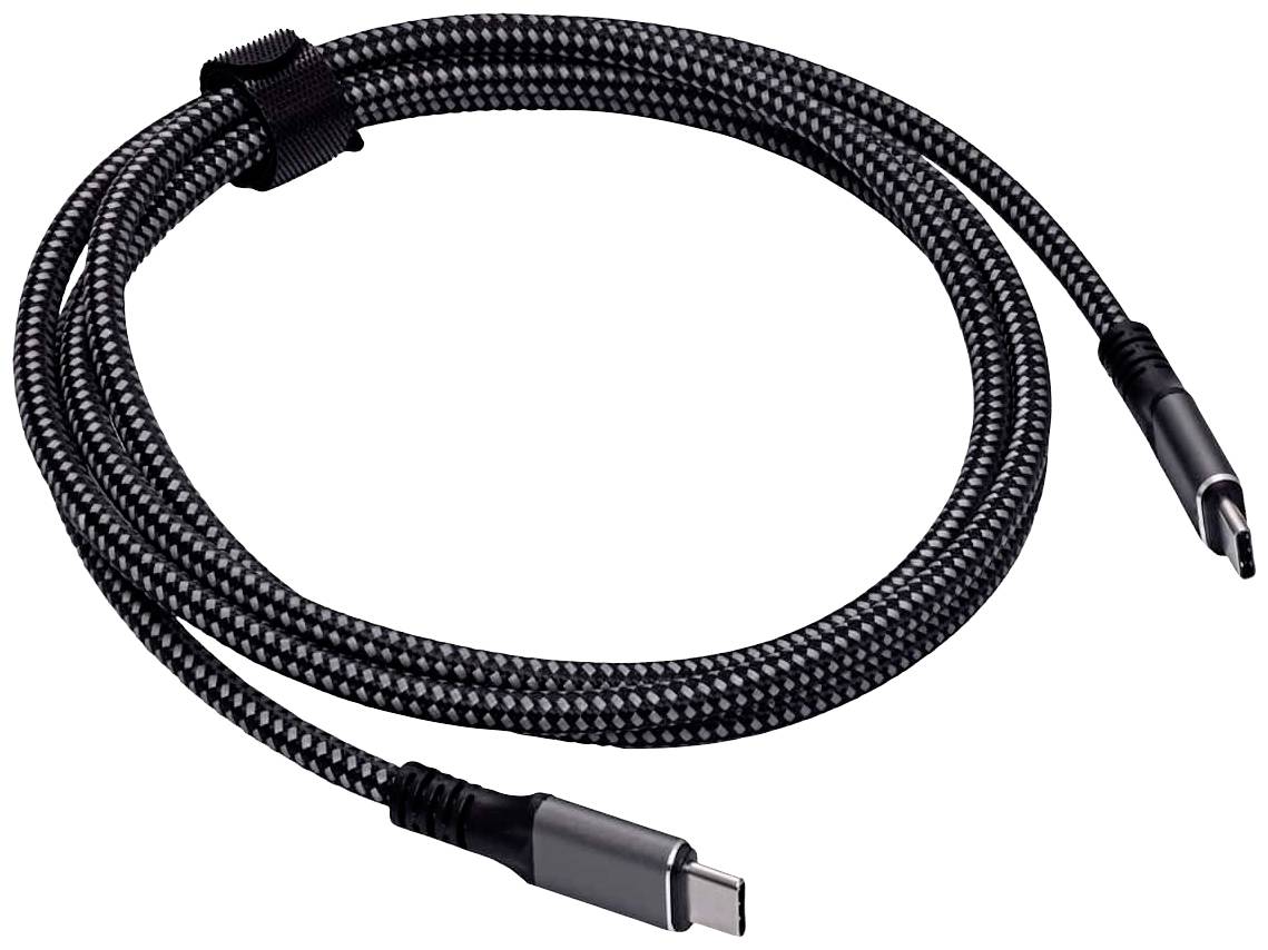 Akyga USB-Kabel Thunderbolt Stecker, Thunderbolt Stecker 1.50 m Schwarz AK-USB-34