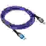 Akyga USB-Kabel USB-C® Stecker, USB-C® Stecker 1.80 m Blau AK-USB-38