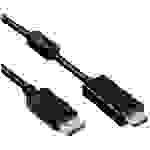 Akyga Anschlusskabel DisplayPort Stecker, HDMI-A Stecker 1.8 m Schwarz AK-AV-05 HDMI-Kabel
