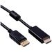 Akyga Anschlusskabel DisplayPort Stecker, HDMI-A Stecker 1.8 m Schwarz AK-AV-05 HDMI-Kabel