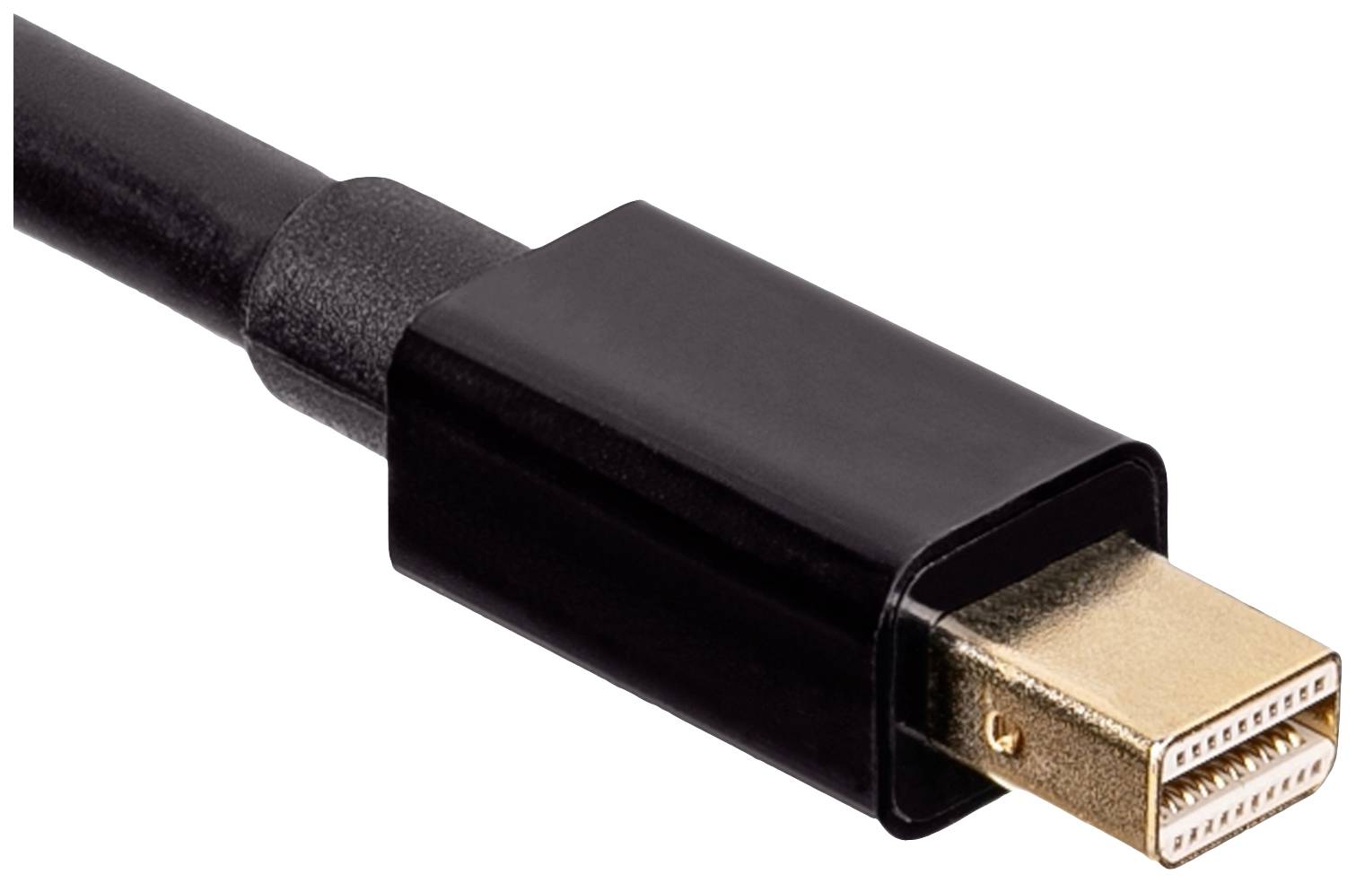 Akyga Anschlusskabel DisplayPort Stecker, Mini DisplayPort Stecker 1.8m Schwarz AK-AV-15 DisplayPort-Kabel