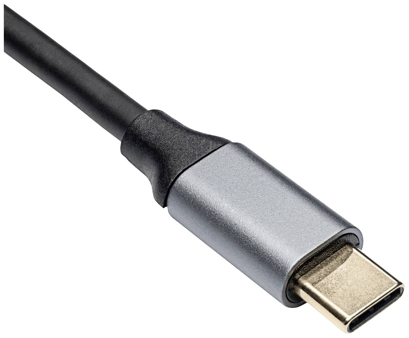 Akyga Anschlusskabel USB-C® Stecker, DisplayPort Stecker 1.80m Schwarz AK-AV-16 USB-C® Kabel