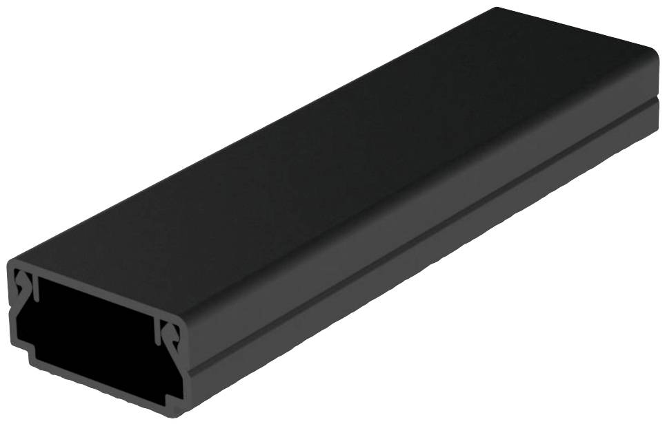 KOPOS LHD 20X10_FD Kabelkanal Elektroinstallationskanal (L x B x H) 2000 x 20 x 10mm 2m Schwarz