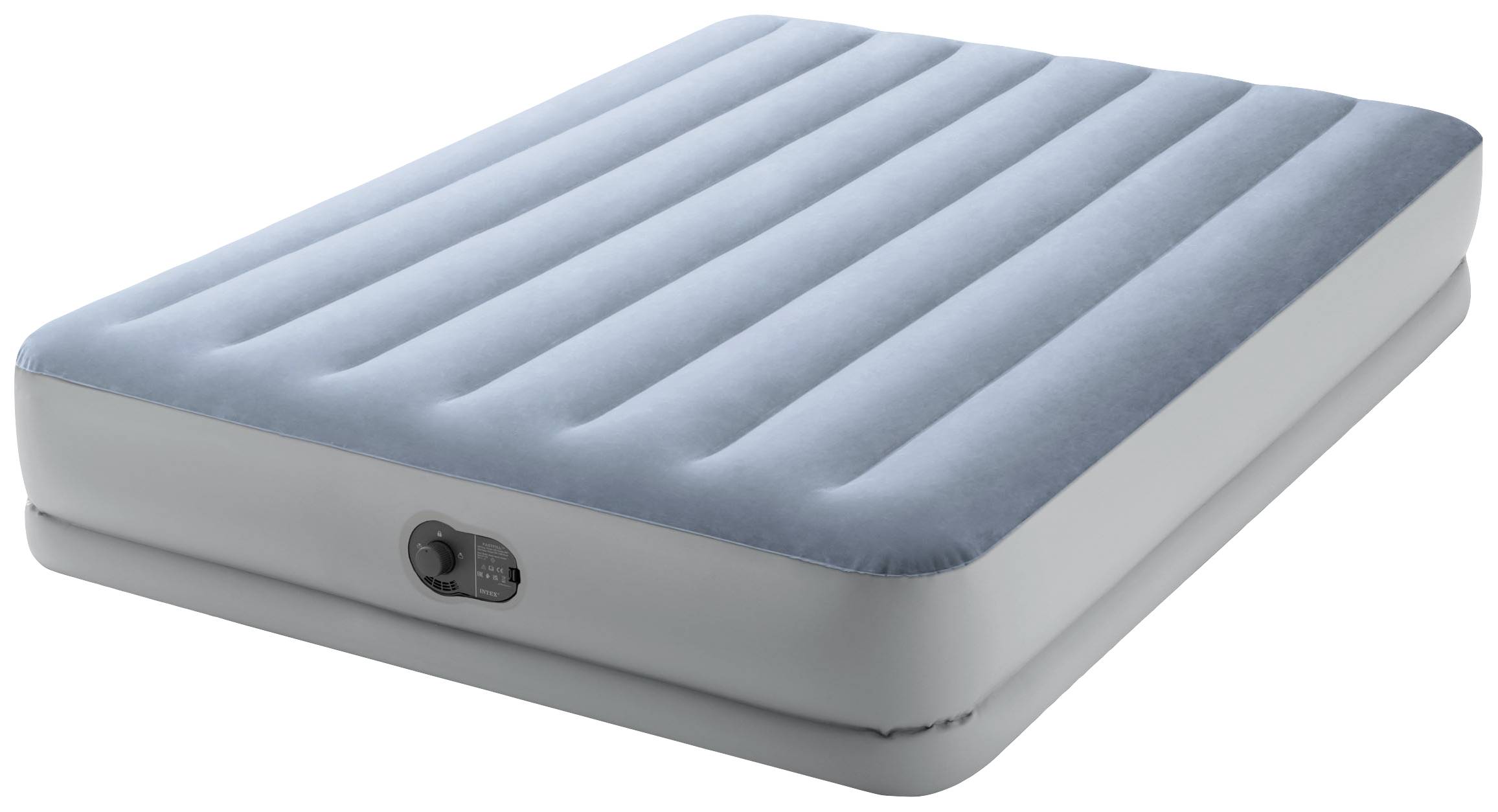 Intex 64159 QUEEN DURA-BEAM COMFORT AIRBED Luftbett (L x B x H) 203 x 152 x 36cm Blau-Grau