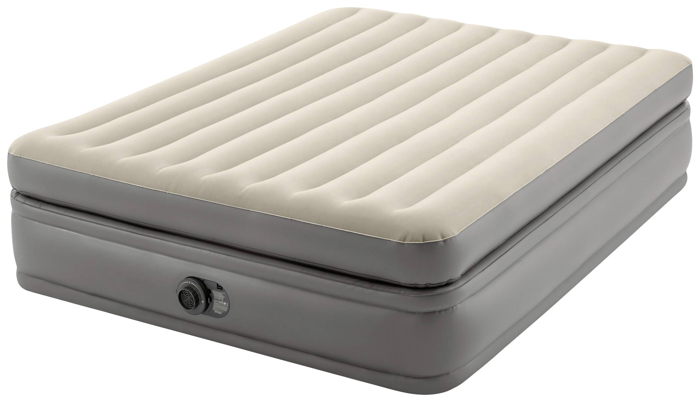 Intex 64164ND QUEEN COMFORT ELEVATED AIRBED Luftbett (L x B x H) 203 x 152 x 51cm Beige, Braun