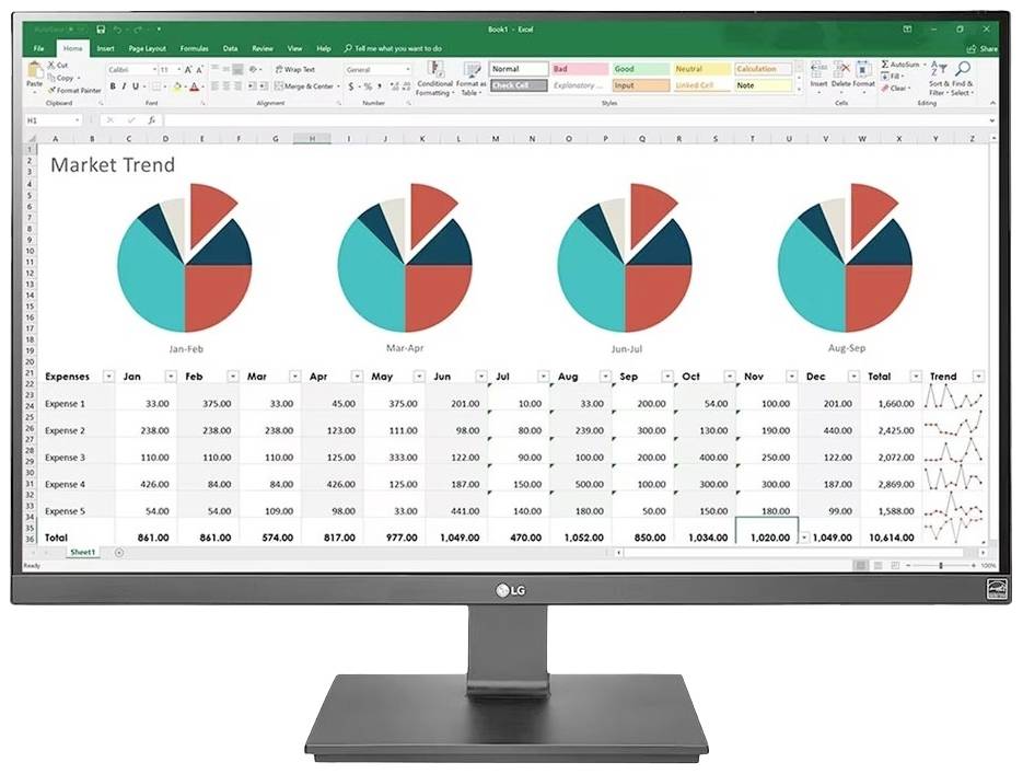 LG Electronics 27UK670P-B LCD-Monitor EEK F (A - G) 68.6cm (27 Zoll) 3840 x 2160 Pixel 16:9 5 ms HDMI®, DisplayPort, USB-A