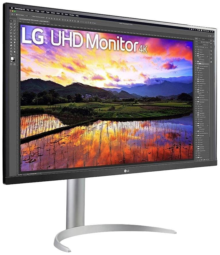 LG Electronics 32UP55NP-W LED-Monitor EEK G (A - G) 80 cm (31.5 Zoll) 16:9 4 ms DisplayPort, HDMI®, USB-A (USB 3.2 Gen 1) VA LCD