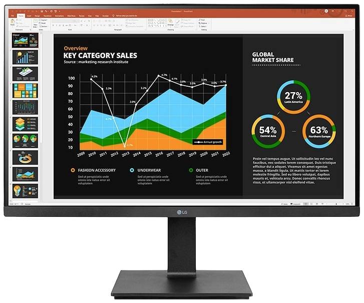 LG Electronics 27BQ75QB-B LCD-Monitor EEK F (A - G) 68.6 cm (27 Zoll) 2560 x 1440 Pixel 16:9 5 ms HDMI®, DisplayPort, USB-C®, USB-A (USB 3.2 Gen 1)