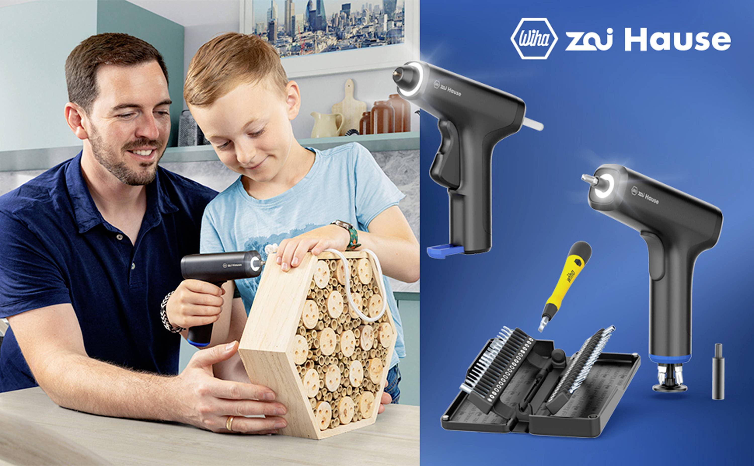 Wiha zai Hause 3in1 Heimwerker Set 44987 Werkzeugset