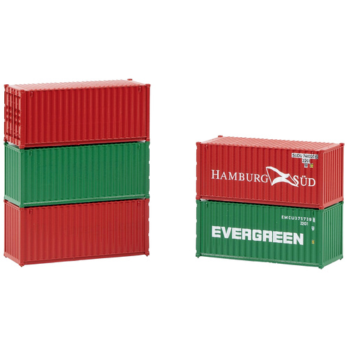 Faller 20' 182051 H0 Container 5 St.
