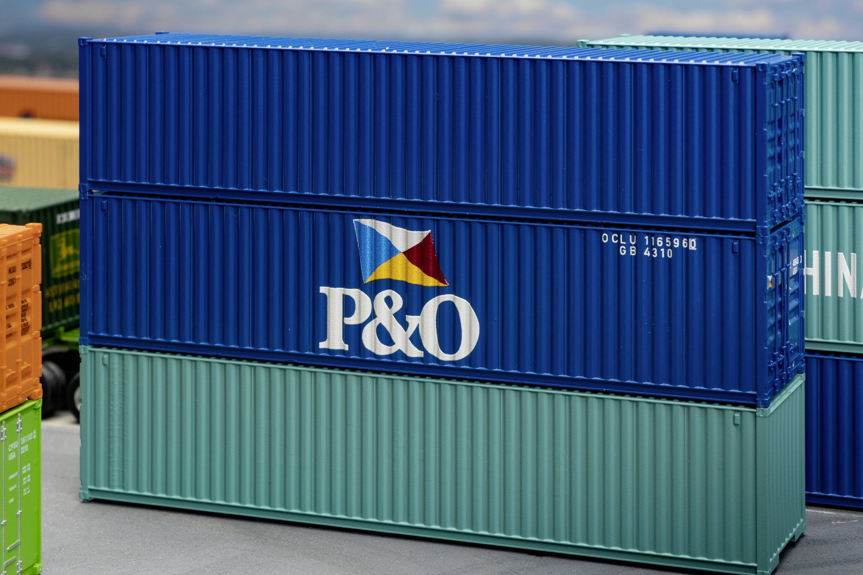 Faller 40' P&O 182104 H0 Container 1St.