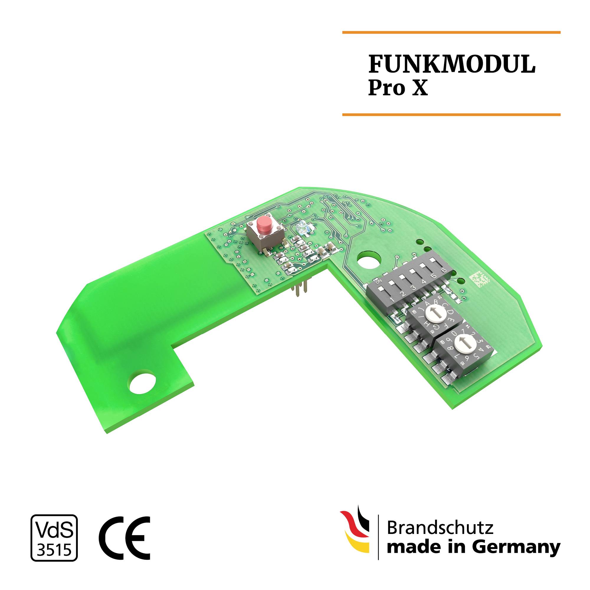 Hekatron FM.Pro X Funk-Modul (B x T) 60 mm x 78 mm
