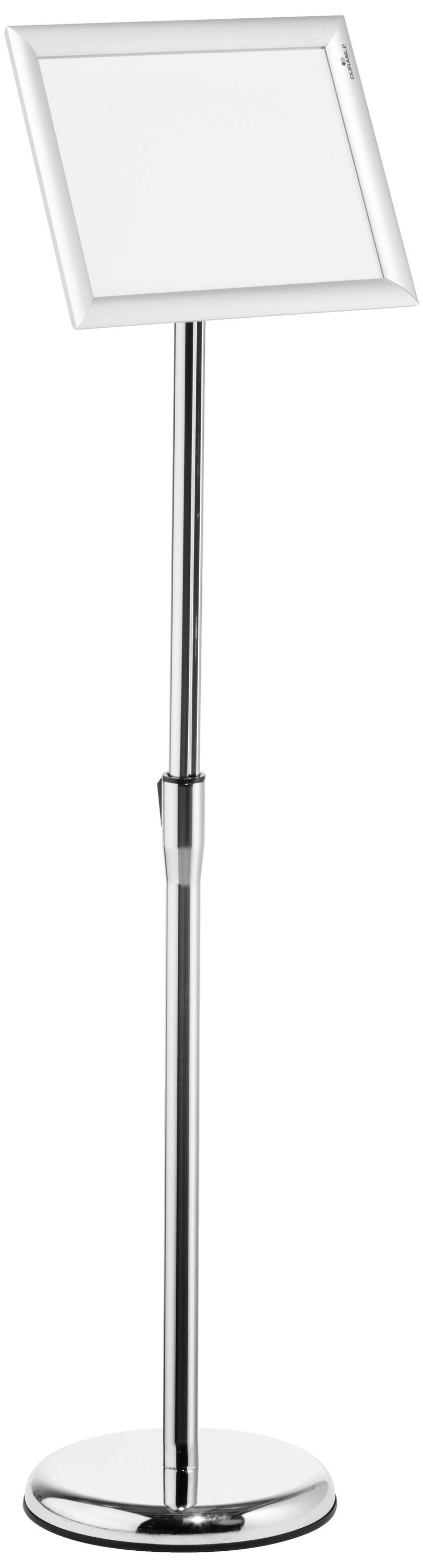 Durable 479823 Info-Bodenständer mit Aluminium Klapprahmen 1 x DIN A4 250mm x 1205mm x 250mm 1St.