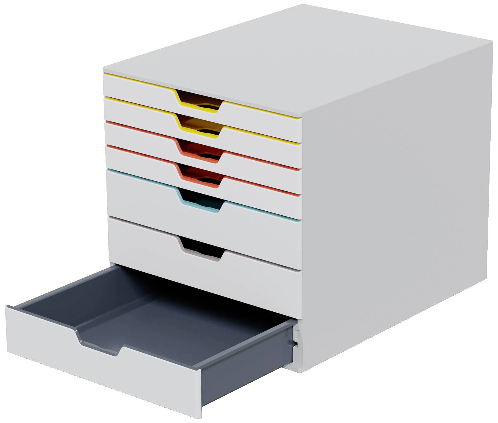 Durable VARICOLOR MIX 7 - 7627 762727 Schubladenbox Grau DIN A4, DIN C4 Anzahl der Schubfächer: 7