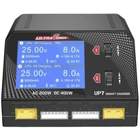 Ultra Power Modellbau-Ladegerät 10A LiIon, LiPo, LiFePO, LiHV, NiMH, NiCd, Blei-Säure doppelter Ladeausgang, 2 x 200W Ultra Power Modellbau-Ladegerät 10A LiIon, LiPo, LiFePO, LiHV, NiMH, NiCd, Blei-Säure doppelter Ladeausgang, 2 x 200W