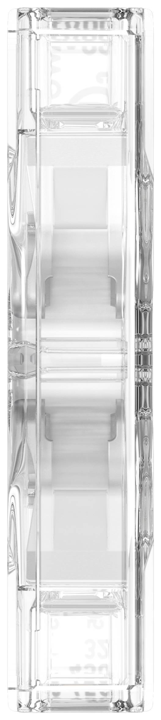 WAGO 2773-2401 Durchgangsklemme flexibel: - starr: 0.75-4 mm² Polzahl: 1 1 St. Transparent