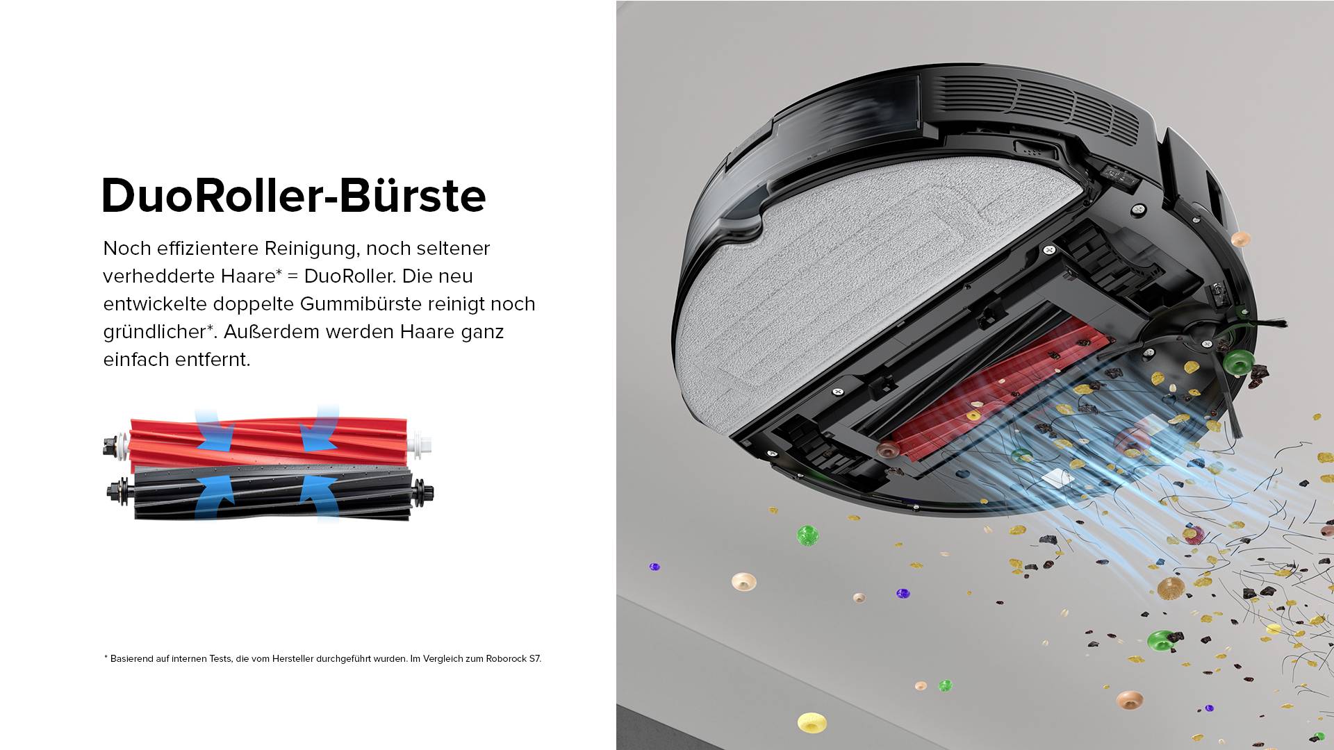 Roborock S8 black Saug-und Wischroboter Schwarz kompatibel mit Amazon Alexa, kompatibel mit Google Home, Sprachgesteuert, mit Wischfunktion, App