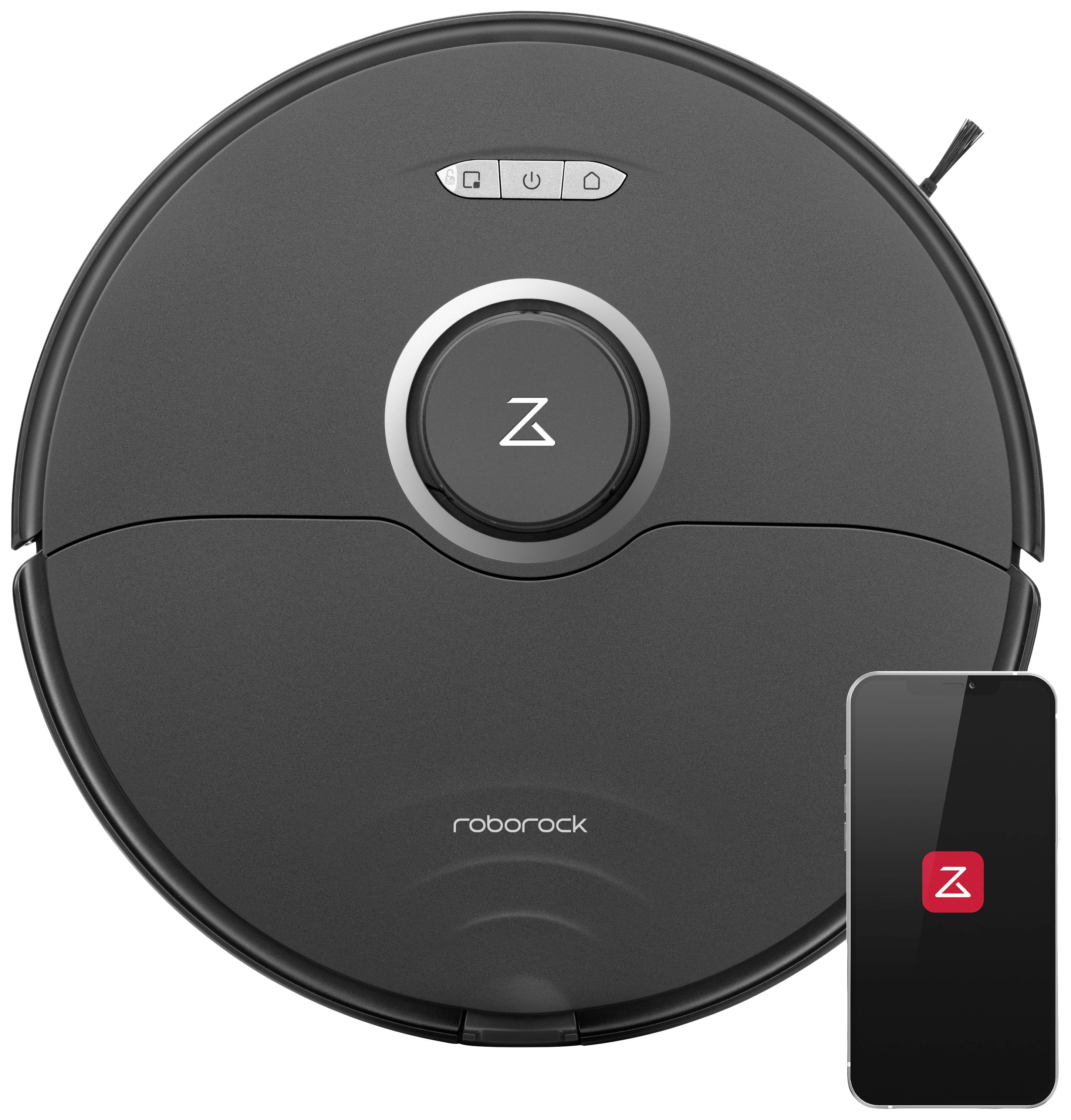 Roborock S8 black Saug-und Wischroboter Schwarz kompatibel mit Amazon Alexa, kompatibel mit Google Home, Sprachgesteuert, mit Wischfunktion, App