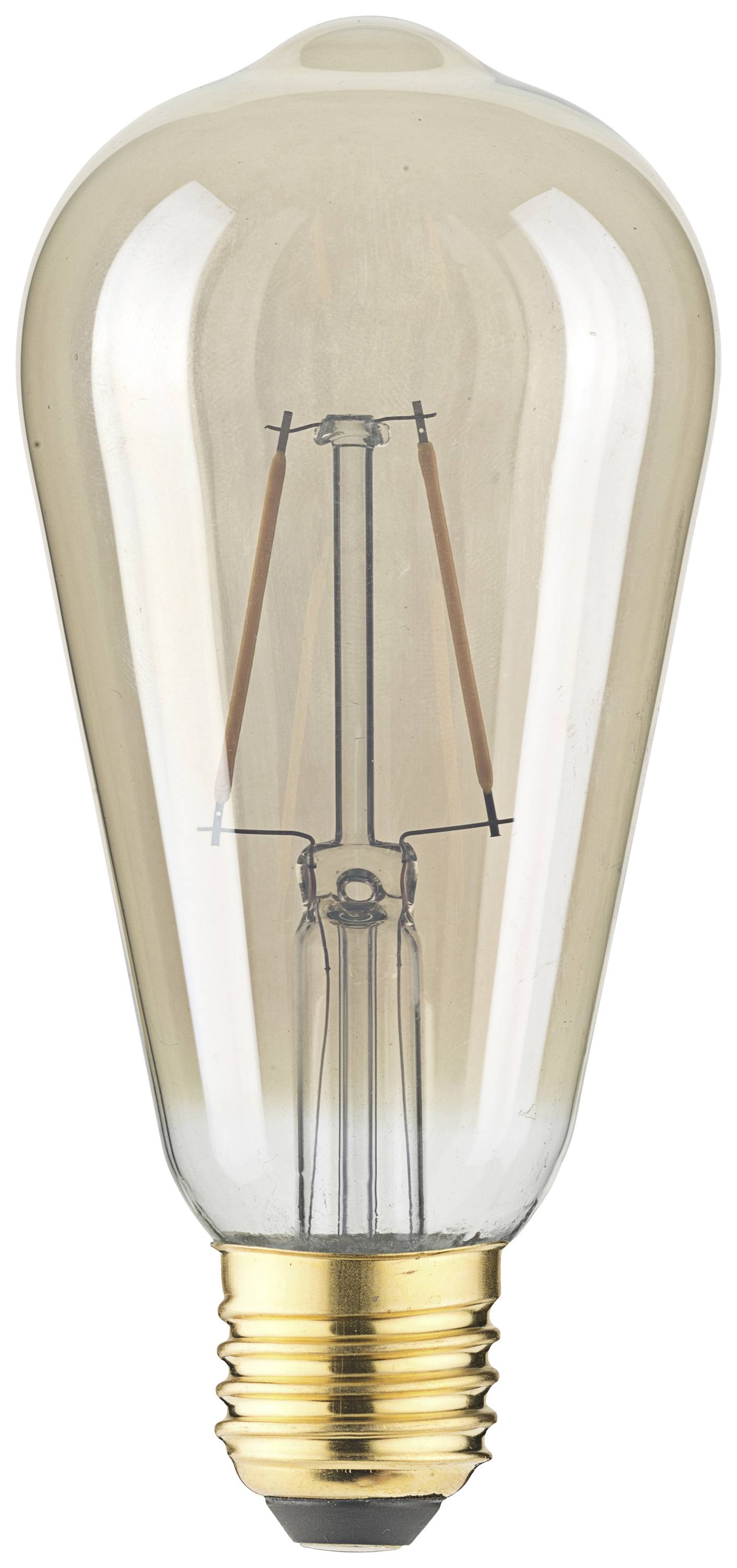 LightMe LM85057 LED E27 Kolbenform 2.5W Bernstein (Ø x L) 64mm x 140mm 1St.