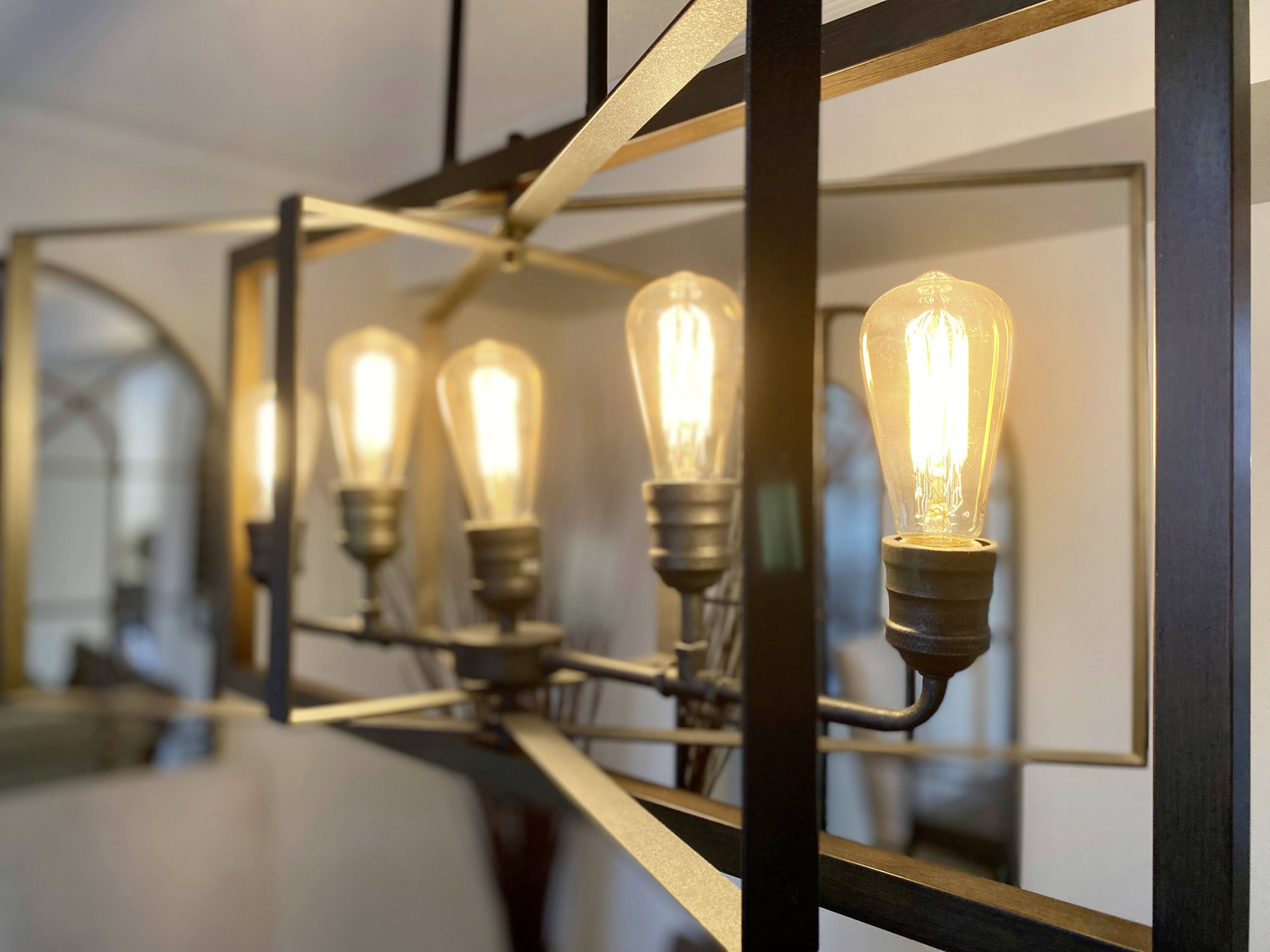 LightMe LM85058 LED E27 Kolbenform 4.5 W Bernstein (Ø x L) 64 mm x 140 mm 1 St.