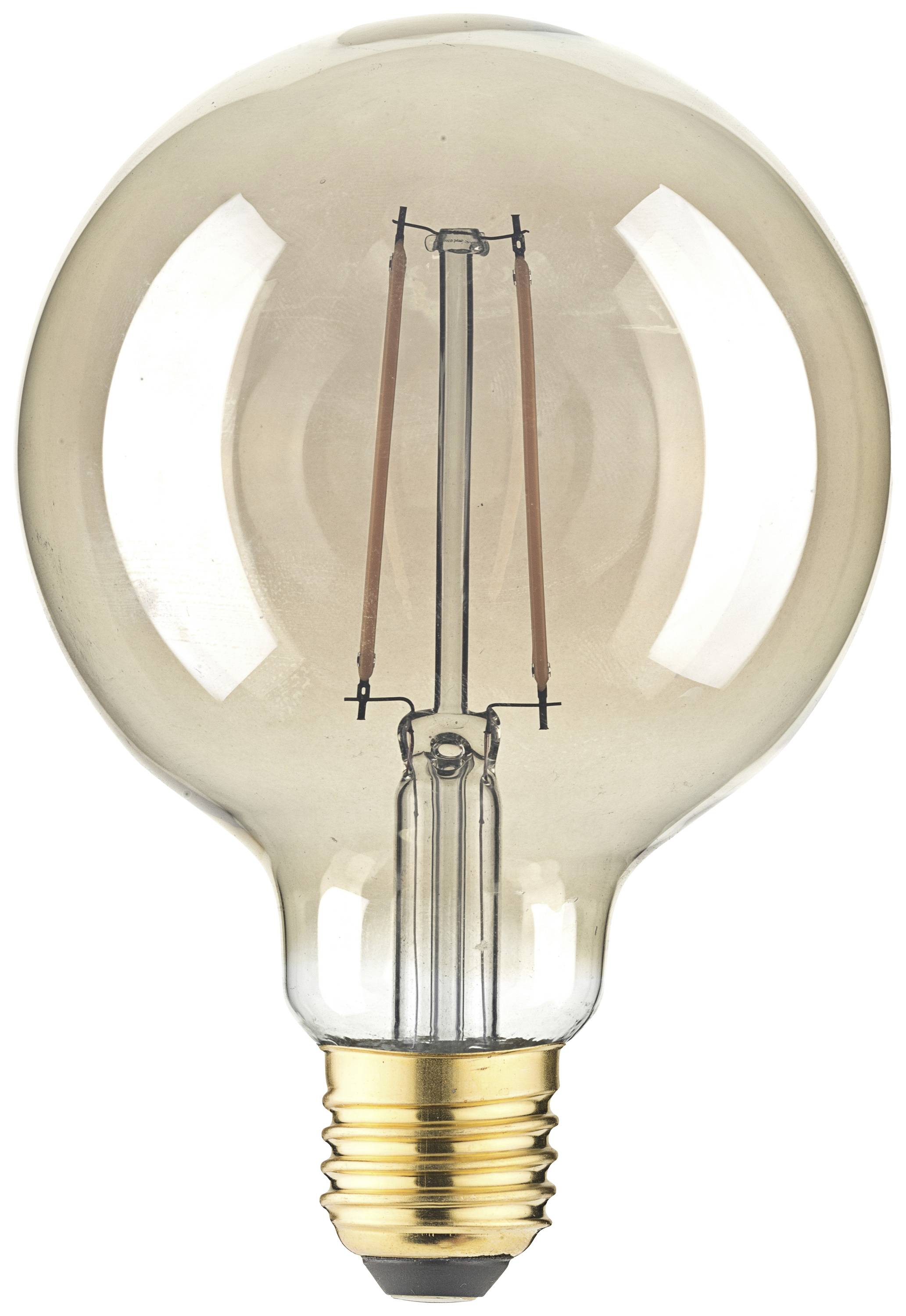 LightMe LM85060 LED E27 Globeform 4.5W Bernstein (Ø x L) 95mm x 140mm 1St.