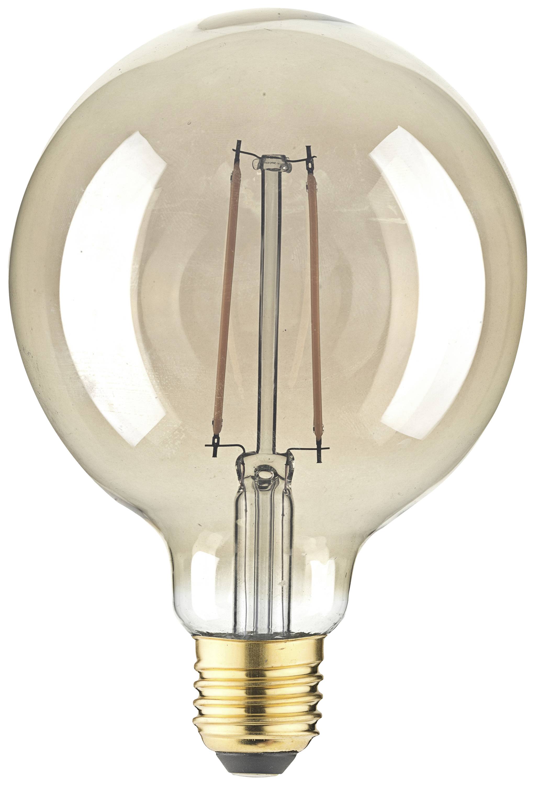 LightMe LM85061 LED E27 Globeform 2.5W Bernstein (Ø x L) 125mm x 178mm 1St.