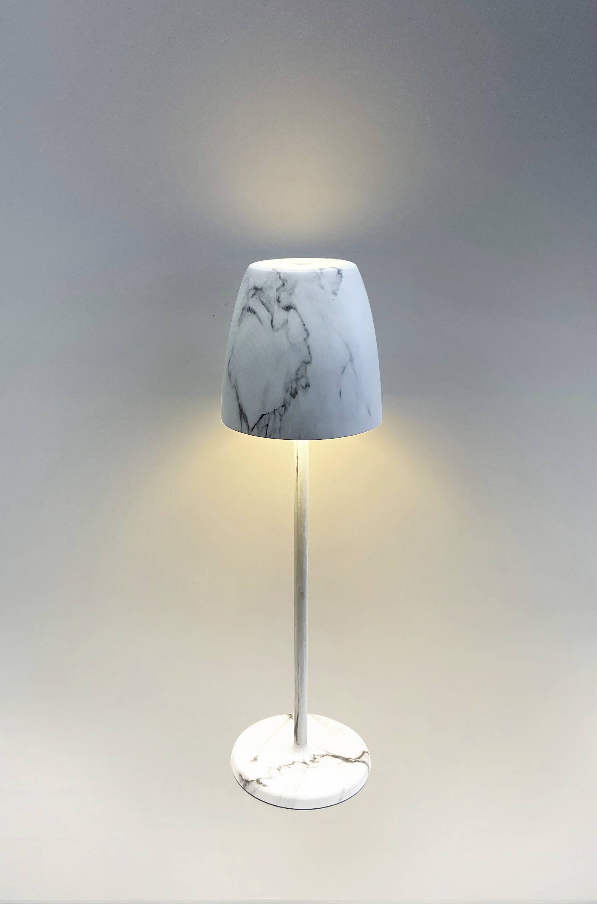 Megatron TAVOLA MT68056 Akku-Tischlampe LED 2W Marmor-Grau