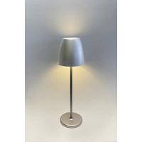 Megatron TAVOLA MT68057 Akku-Tischlampe LED 2W Silber Megatron TAVOLA MT68057 Akku-Tischlampe LED 2W Silber