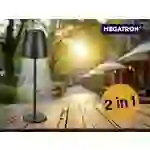 Megatron TAVOLA Solar MT68059 Akku-Tischlampe LED 2W Schwarz Megatron TAVOLA Solar MT68059 Akku-Tischlampe LED 2W Schwarz