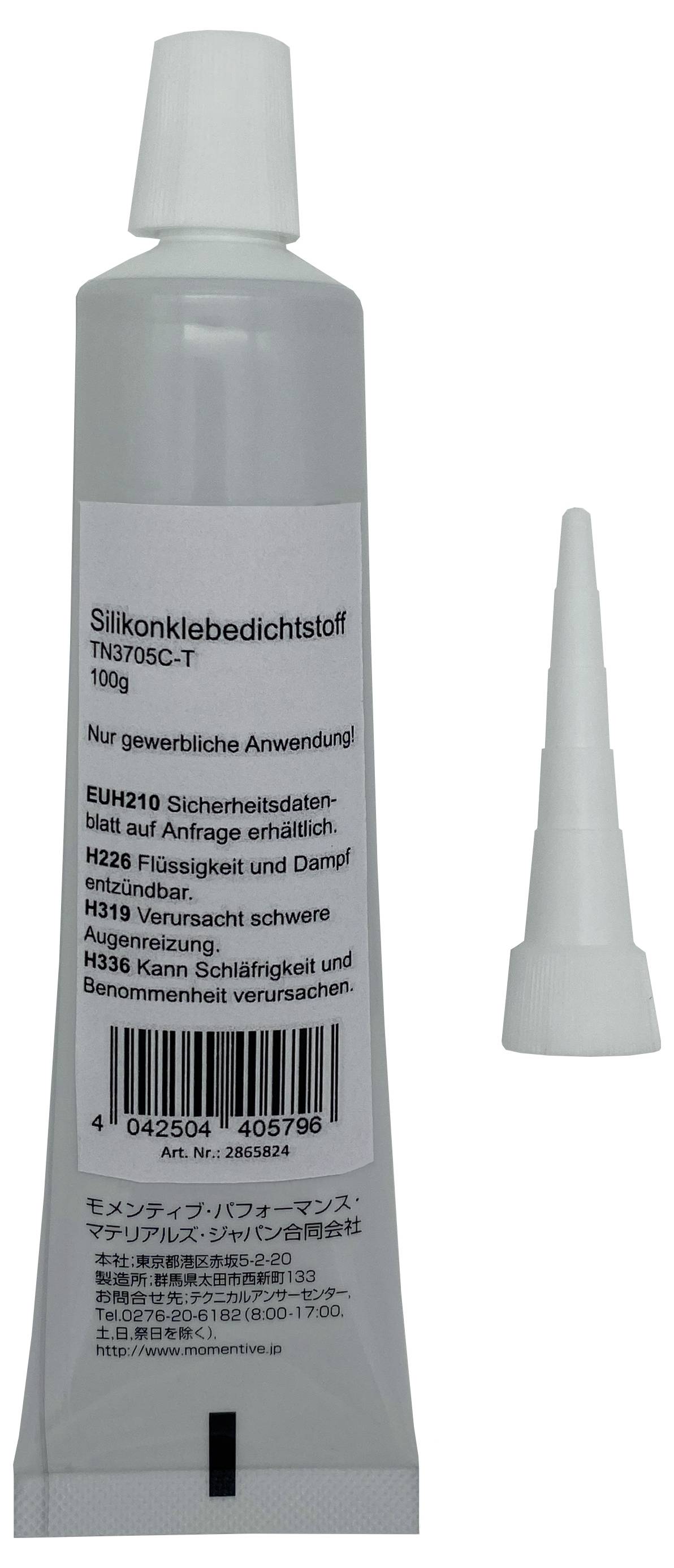 Momentive TN3705C-T Silikon-Klebstoff Herstellerfarbe Farblos TN3705C-T 100ml
