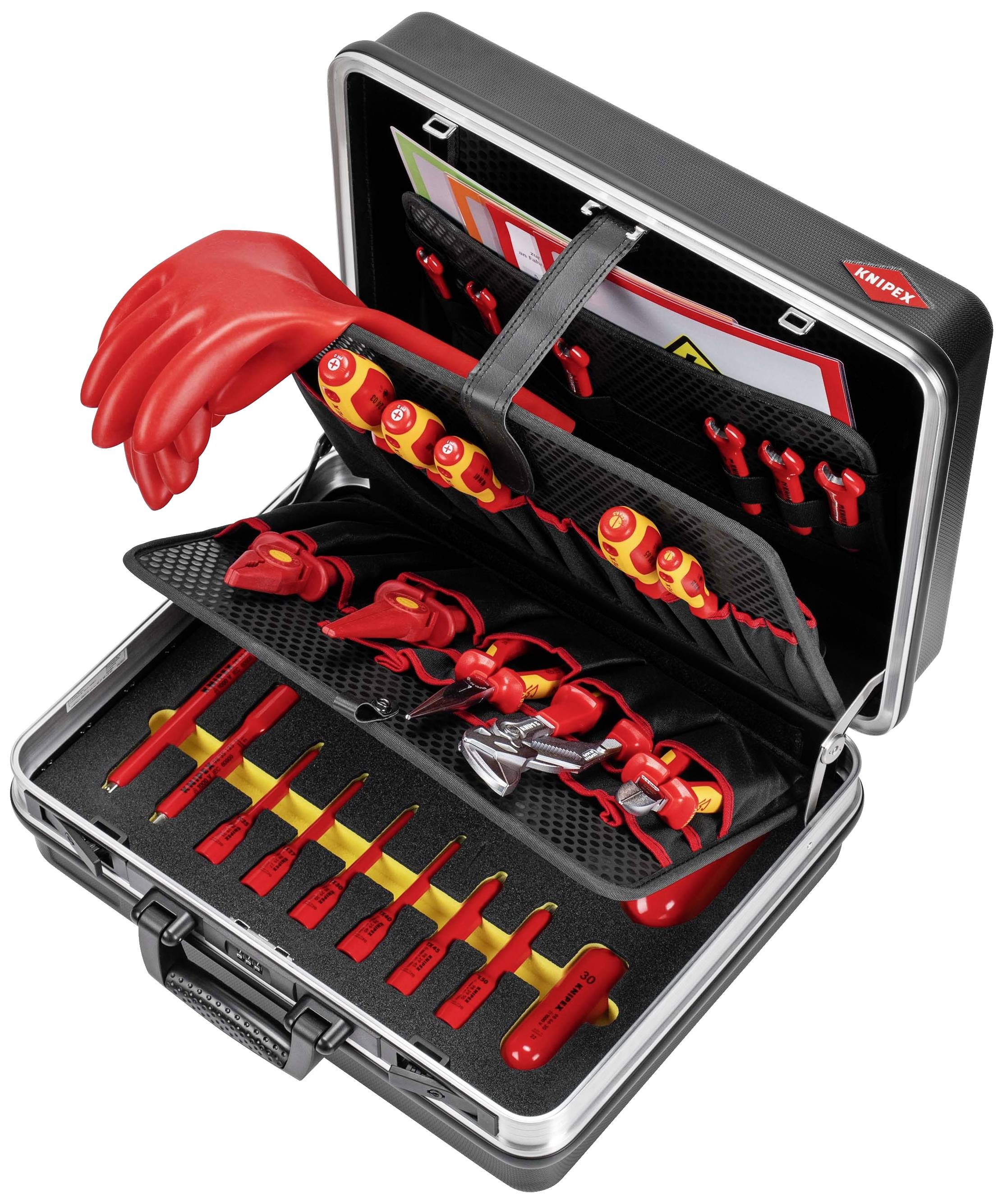 Knipex Basic E-Mobilität 00 21 05 EV Werkzeugkoffer bestückt (B x H x T) 410 x 200 x 465mm