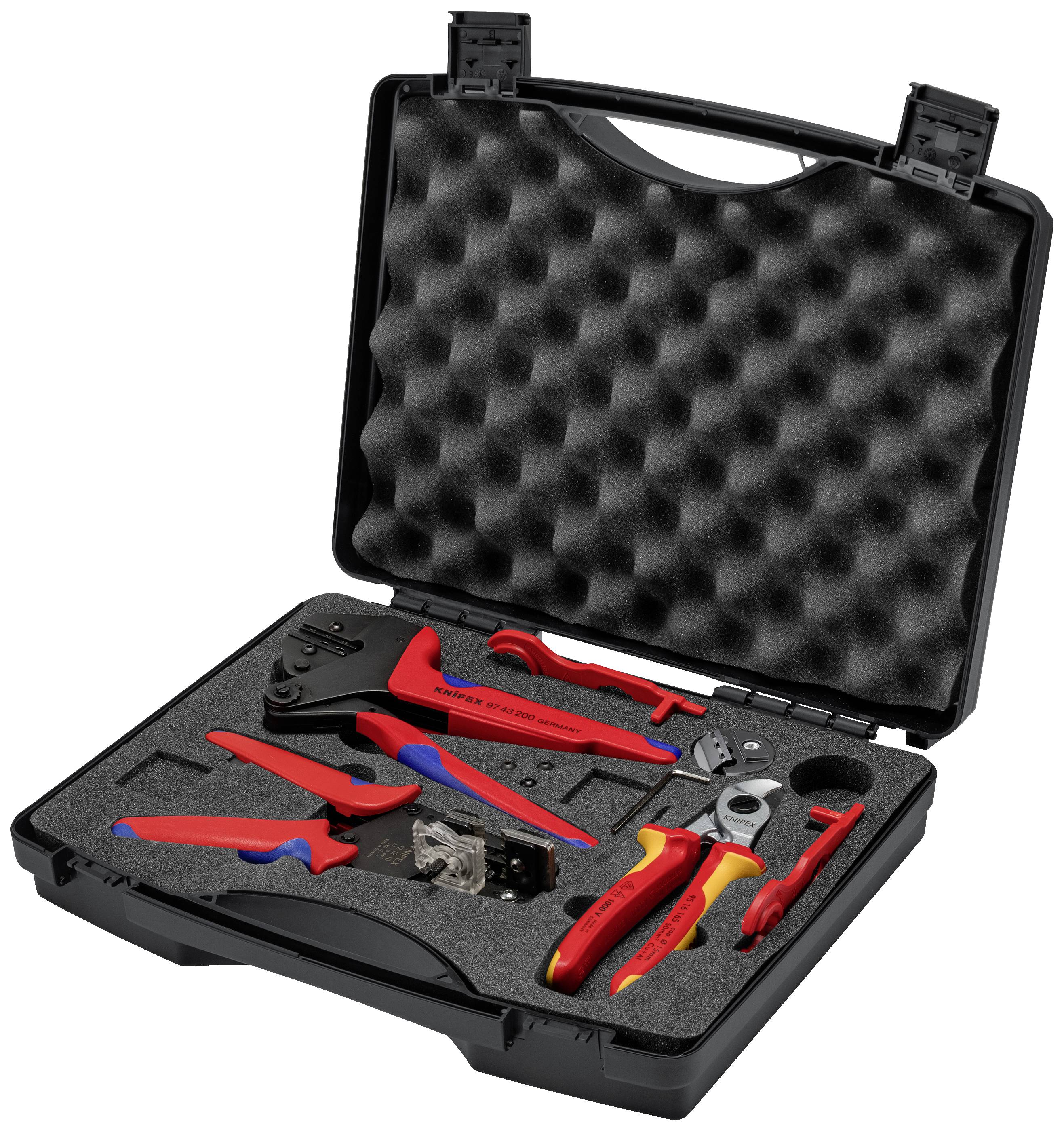 Knipex 97 91 04 V02 Werkzeugkoffer bestückt (B x H x T) 345 x 80 x 280 mm