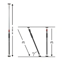 TOOLCRAFT Baustütze Längenverstellung: 900 - 1600mm Tragkraft (max.): 60kg TOOLCRAFT Baustütze Längenverstellung: 900 - 1600mm Tragkraft (max.): 60kg