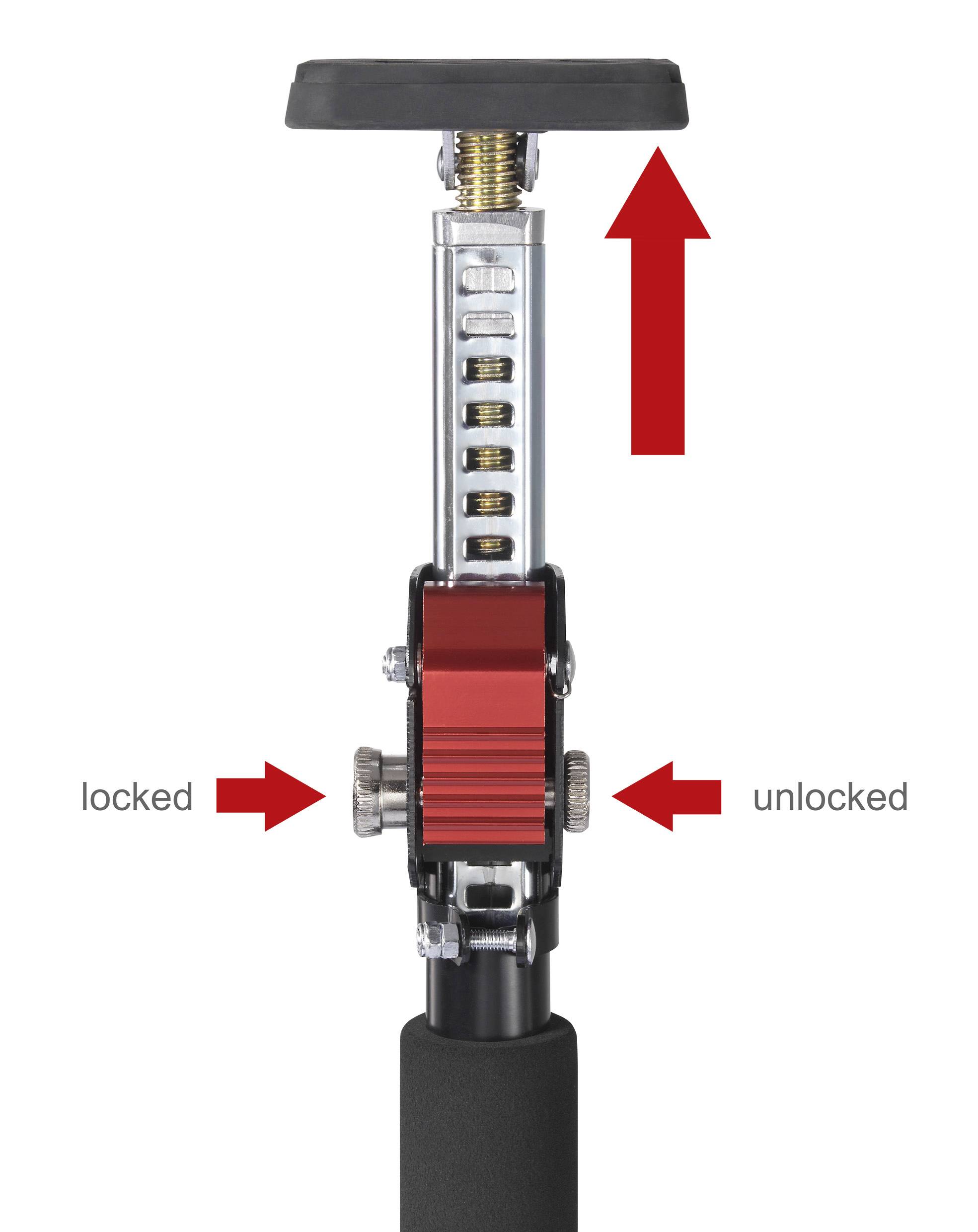 TOOLCRAFT Baustütze Längenverstellung: 1600 - 2900mm Tragkraft (max.): 60kg