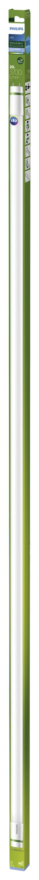 Philips LED LED-Röhre EEK: B (A - G) G13 Röhrenform T8 20W Kaltweiß (Ø) 28mm 1St.