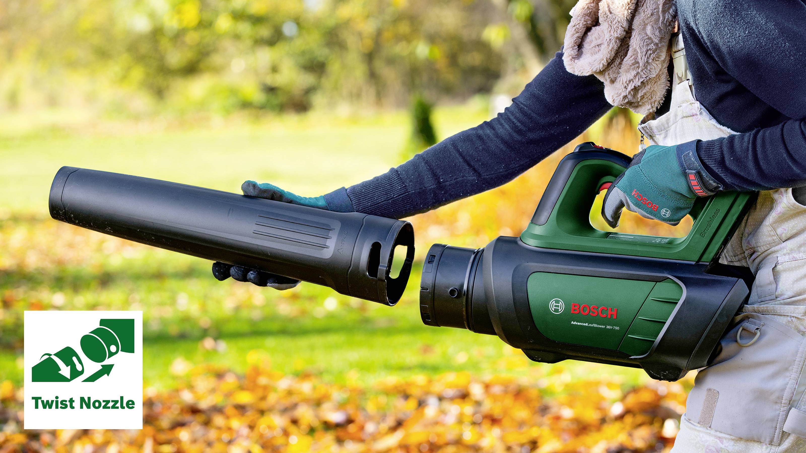 Bosch Home and Garden 0.600.8C6.001 AdvancedLeafBlower 36V-750 solo Akku Laubbläser ohne Akku 36 V