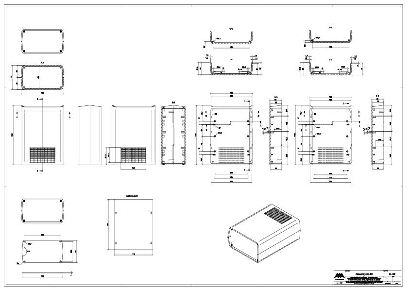 TEKO KL 22.5 Elektronikgehäuse 178 x 128 x 72 ABS Lichtgrau 1St.