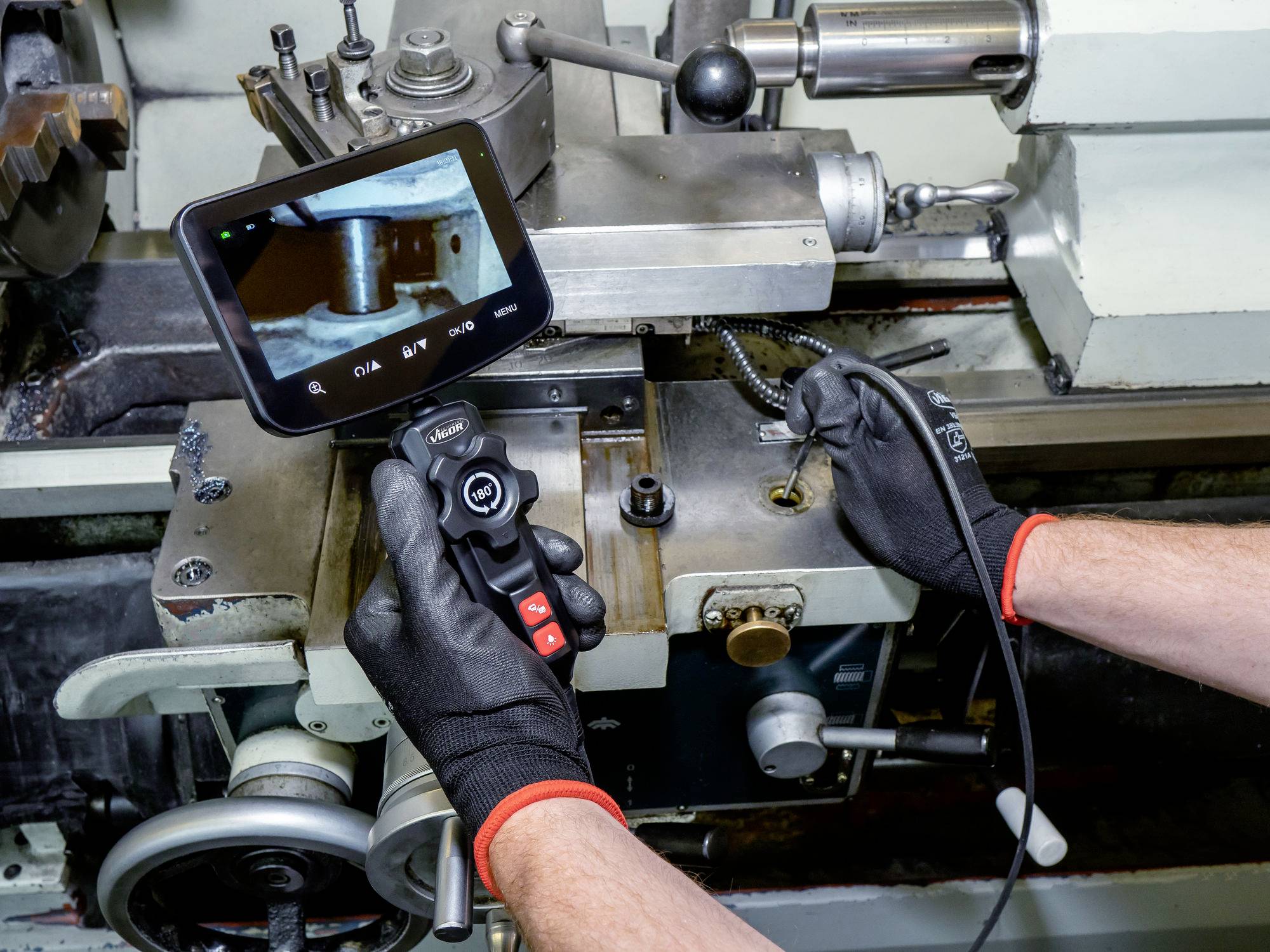 Vigor V7501/2 Endoskop Sonden-Ø 4.9mm 1m Schwenkfunktion