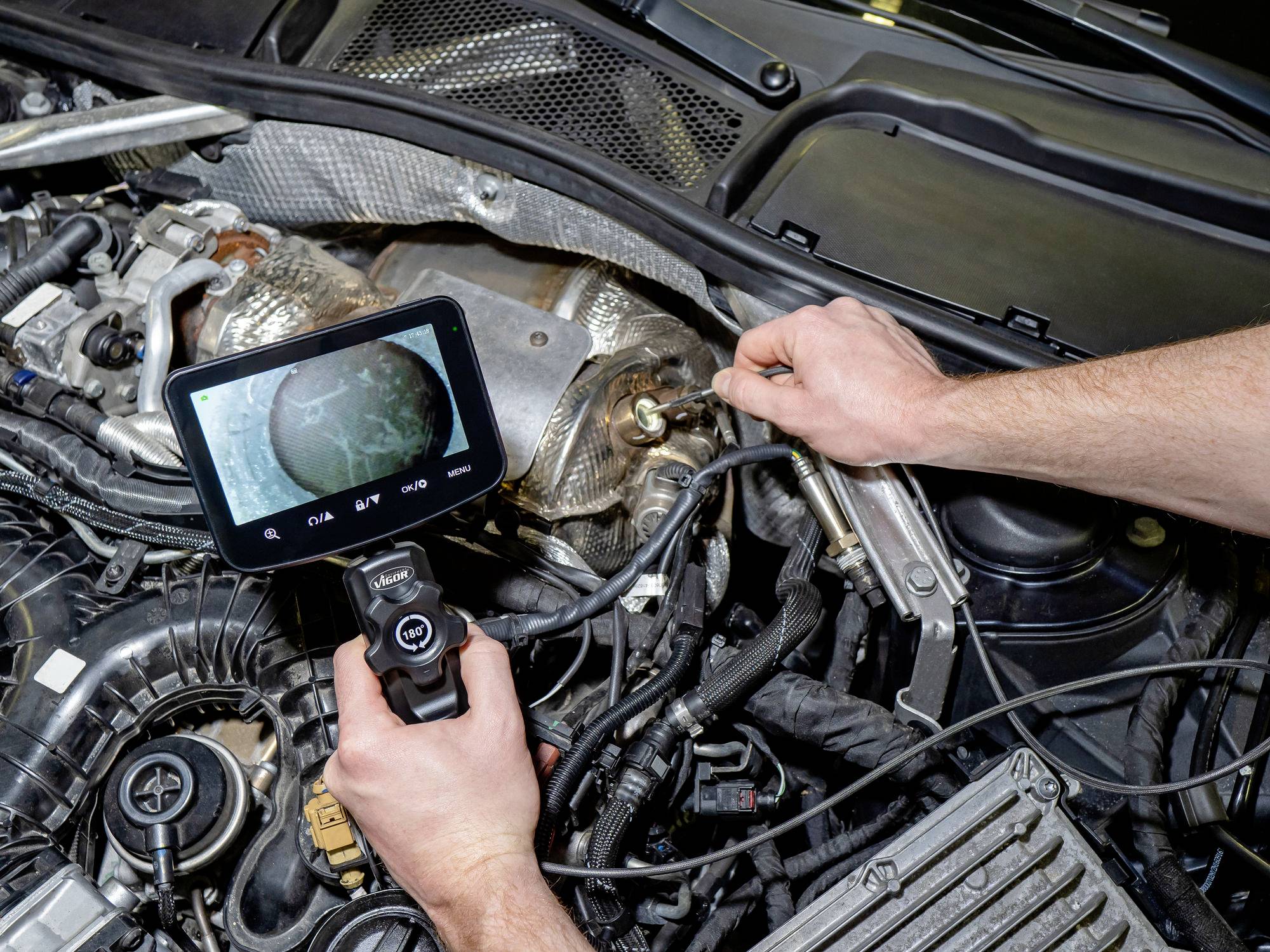 Vigor V7501/2 Endoskop Sonden-Ø 4.9mm 1m Schwenkfunktion