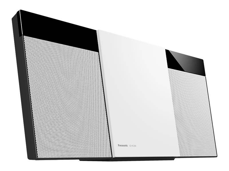 Panasonic SC-HC304EG-W Stereoanlage AUX, CD, UKW, DAB+, USB, 2 x 10 W Weiß
