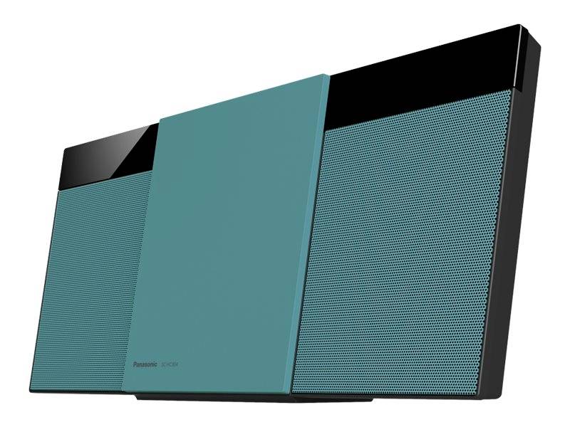 Panasonic SC-HC304EG-G Stereoanlage AUX, CD, UKW, DAB+, USB, 2 x 10W Grün