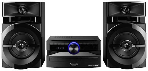 Panasonic SC-UX104EG-K Stereoanlage CD, DAB+, UKW, USB, 2 x 150W Schwarz